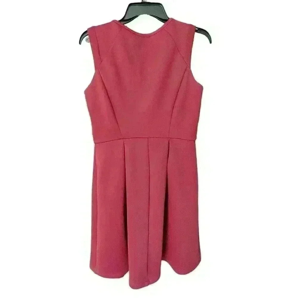 Sweet Storm Red Cutout, Sleeveless, Fit and Flare Knee Length Dress, NWOT Size L - Picture 3 of 5